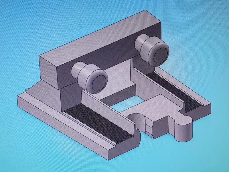 Duplo kompatibler Prellbock Klemmbaustein