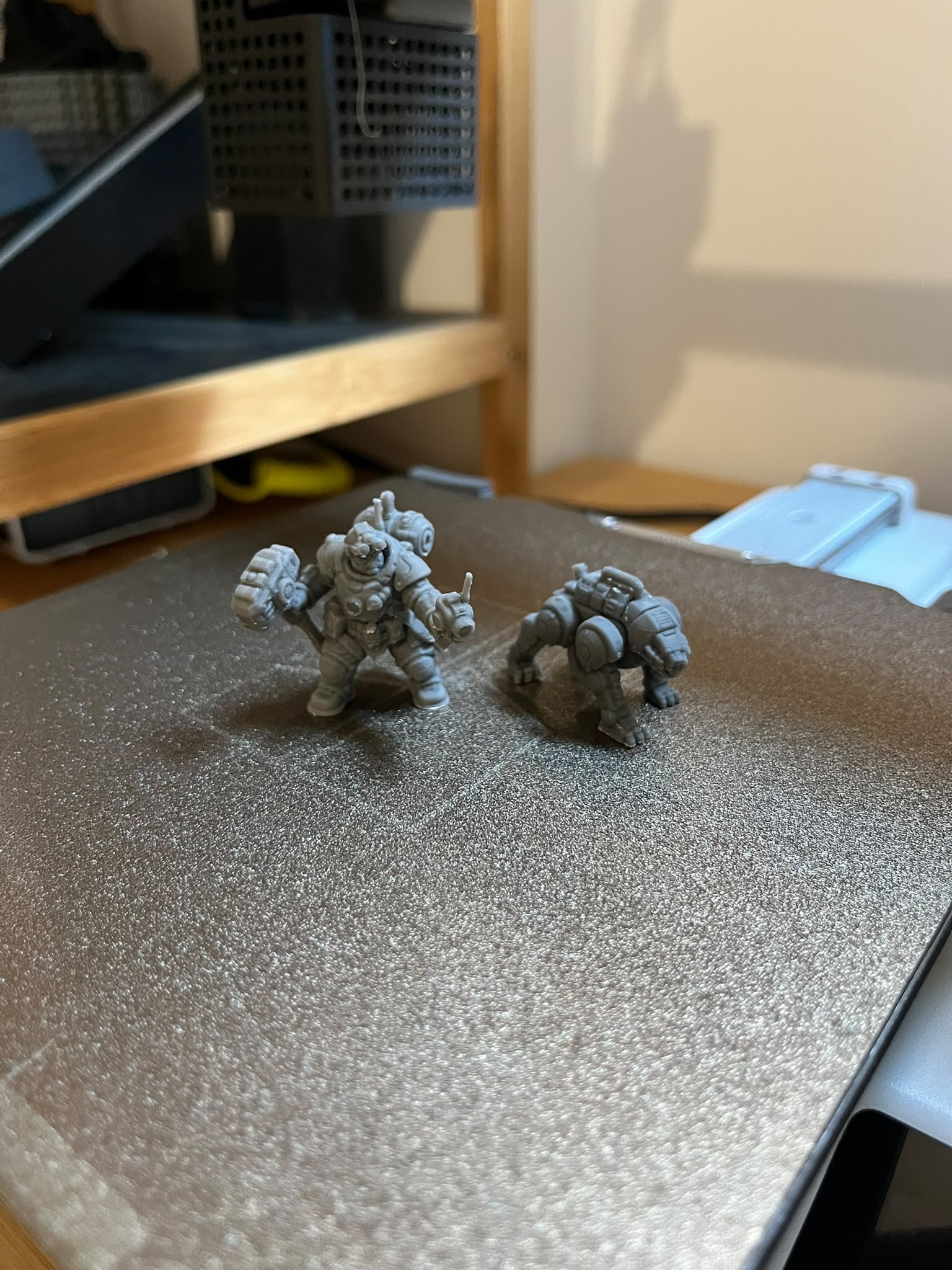 Grimdark Space Dwarf Quarry Warden & Cyber Hound - 1