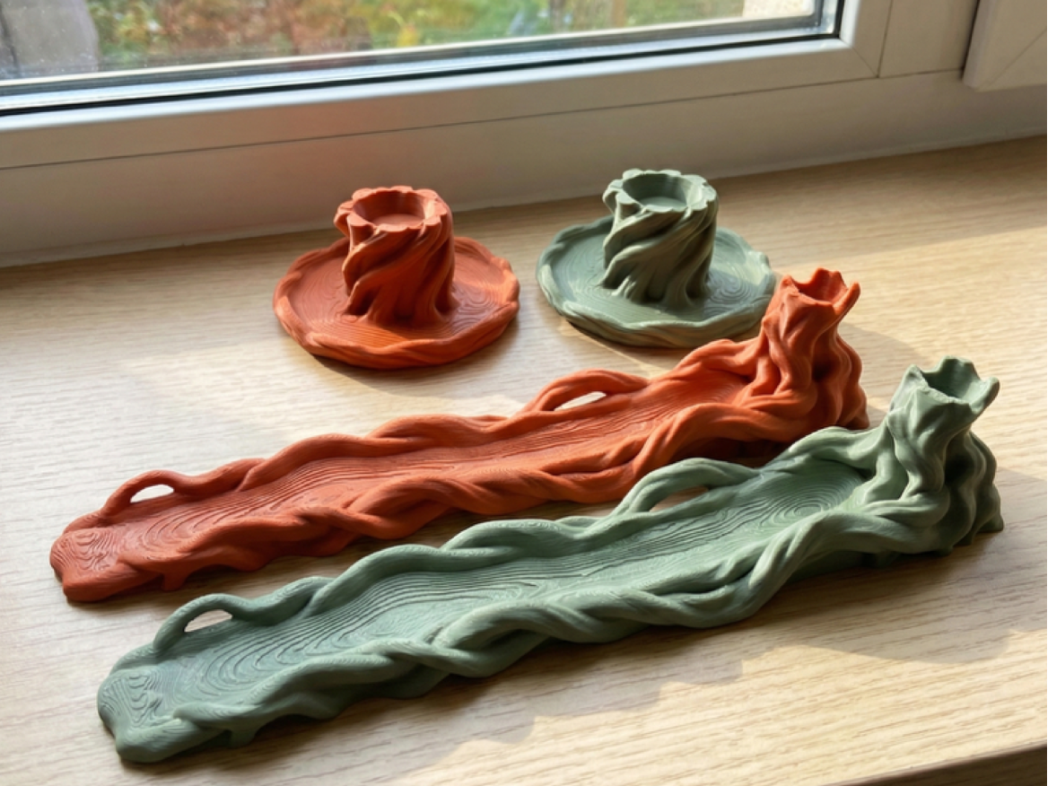 MODERN INCENSE HOLDERS - 2 Styles - Organic Series