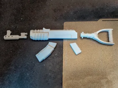 Rust Assault Rifle (AK47) by mlux - MakerWorld