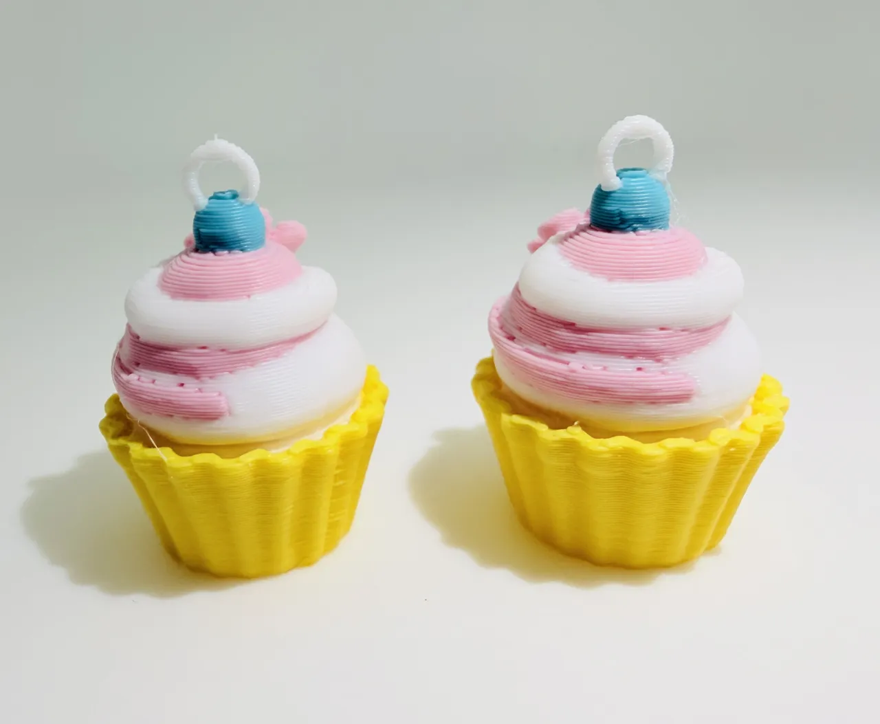 Cute Spring Cupcake Earrings (Multicolor) view 3