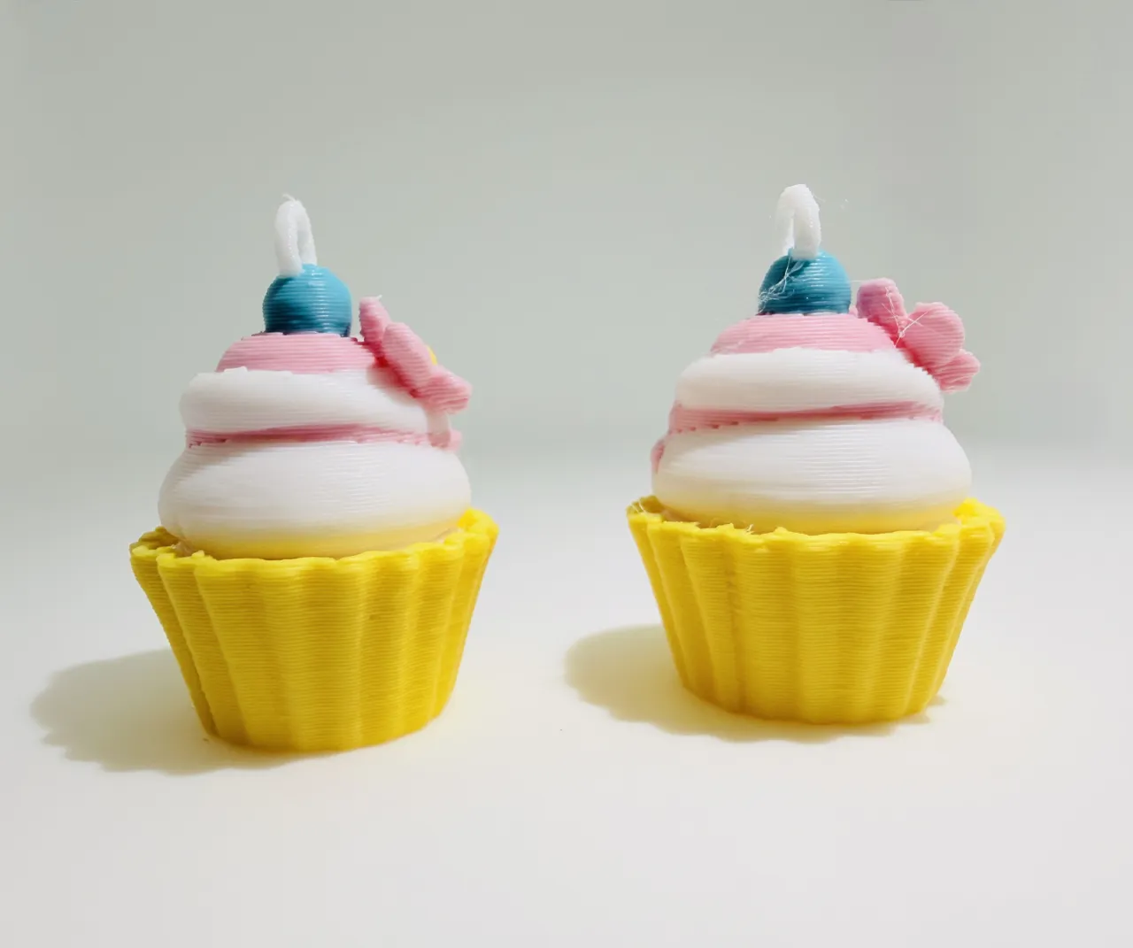 Cute Spring Cupcake Earrings (Multicolor) view 4