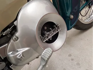 Simson M53 Star Limadeckel Trichter mit Schriftzug