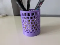 Pot à crayons motif Voronoi — photo 2
