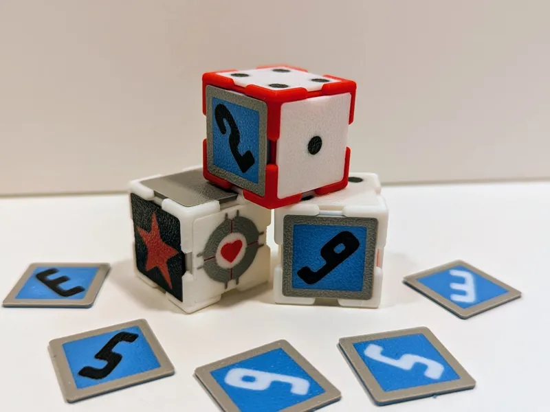 Any Game Dice - Multi color, customizable dice