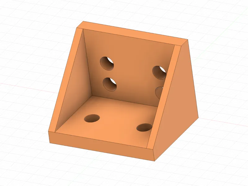 Corner bracket 40x30mm