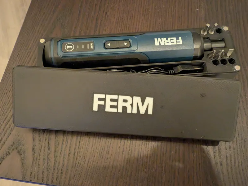 FERM cordless screwdriver storage case