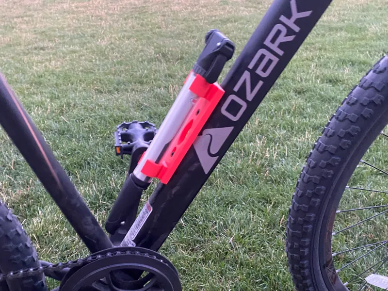 Bike pump holder
