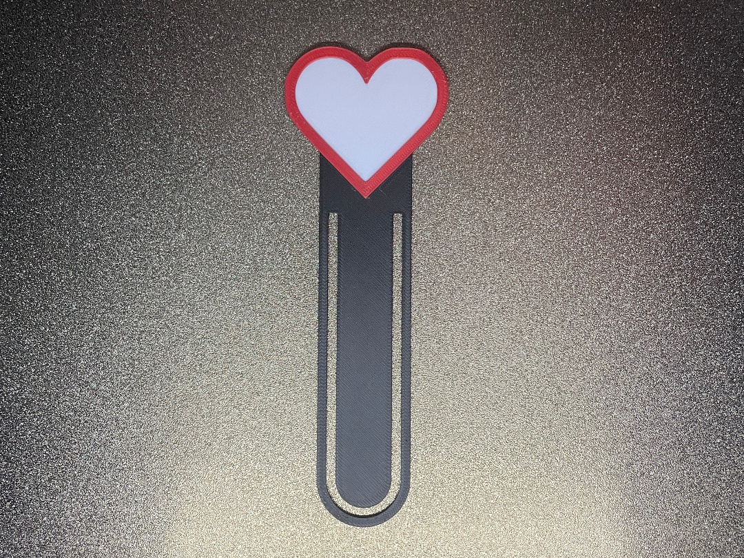 Marque Page Coeur 
