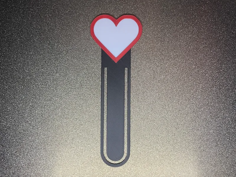 Marque Page Coeur 