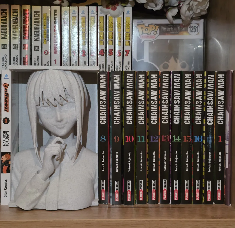 Makima Book Nook - Chainsaw Man - Libreria - Free 3D Print Model ...