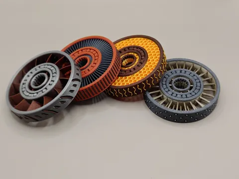 Premium Bearing Fidget Spinner Set (XL), no AMS view 4