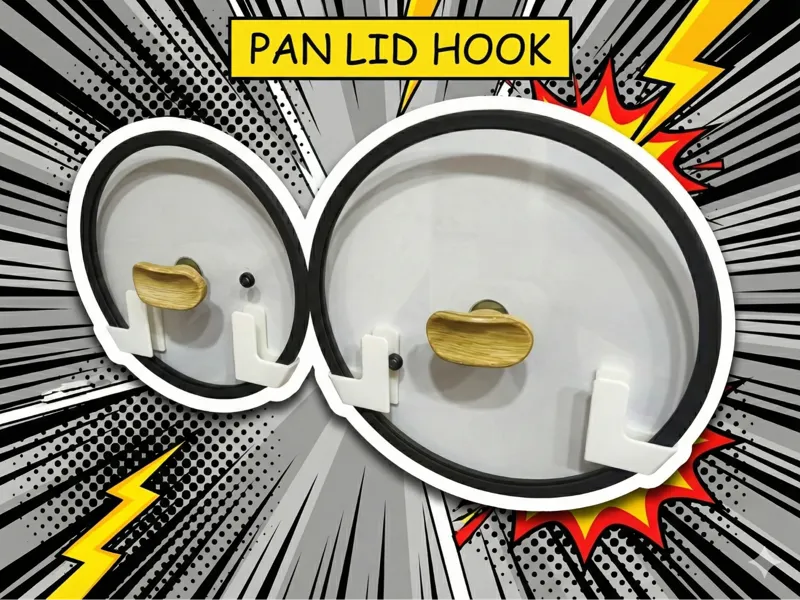 Soporte de Tapa de sartén - Pan lid hook