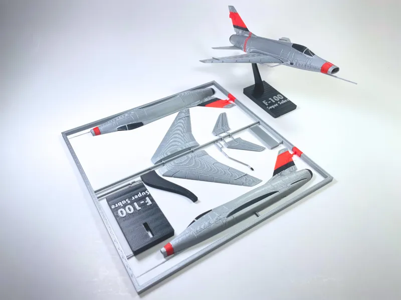 F-100 Super Sabre Kit Card