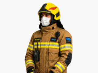 Firefighter with Chainsaw