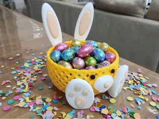 Woven Easter Bunny Basket (NO AMS)