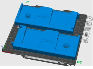 Ozito 4 x Battery wall mount holder einhell