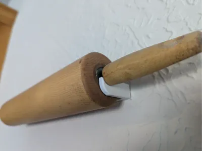 Antique Rolling Pin Wall Display Brackets