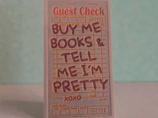 Buy Me Books & Tell Me I’m Pretty Bookshelf Sign