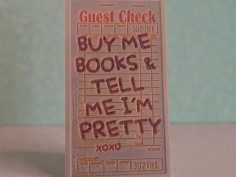 Buy Me Books & Tell Me I’m Pretty Bookshelf Sign