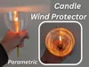 0.5 mm thick for candles 4-8 mm in diameter
