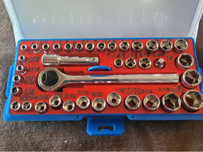 Harbor Freight socket set caddy