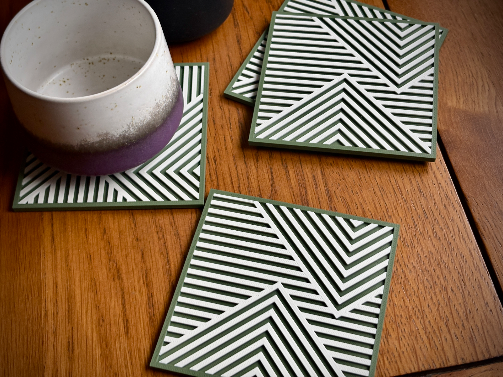 Japandi Design Minimalist Coaster Set 