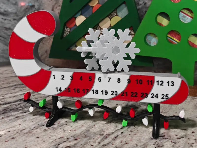 Candy Cane Christmas Countdown
