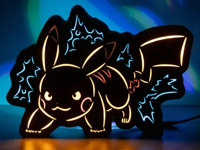 Electric Pikachu Light Box