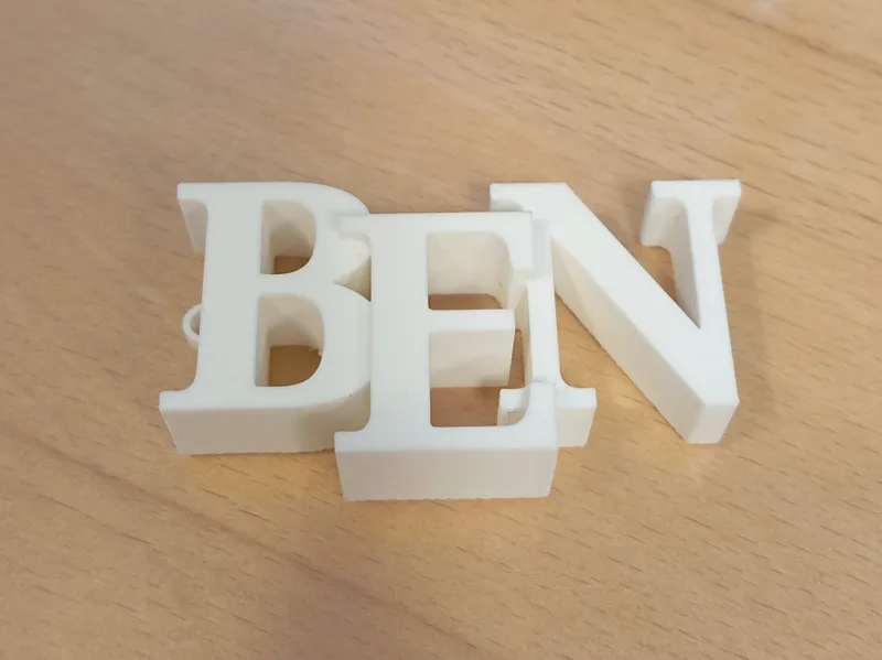 Ben NameTag for Keychain
