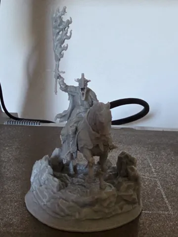 Adorno temático: Witch-king of Angmar Mounted – Flaming Sword — vista de referencia 2