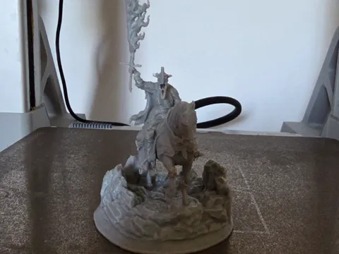 Adorno temático: Witch-king of Angmar Mounted – Flaming Sword — referencia de MakerWorld