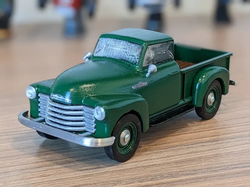 1955 Chevrolet 3100 (Pinewood Derby Car Shell)