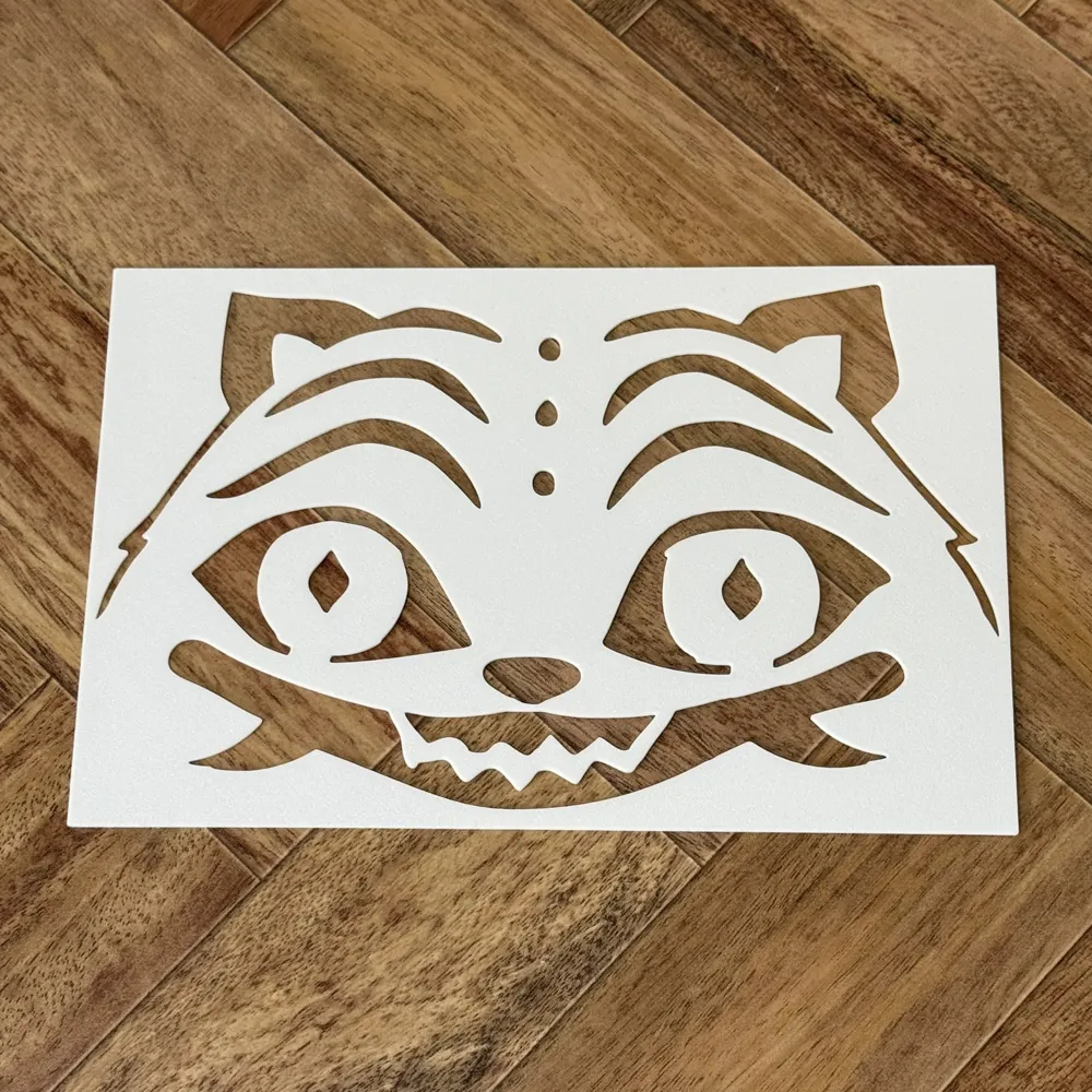K-Pop Demon Hunters Derpy Pumpkin & Craft Stencil - Free 3D Print