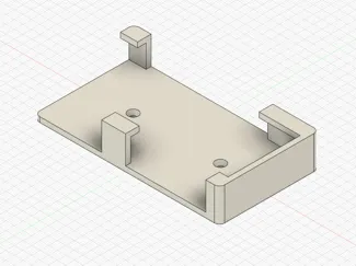 Benfei KVM USB switch under desk mount