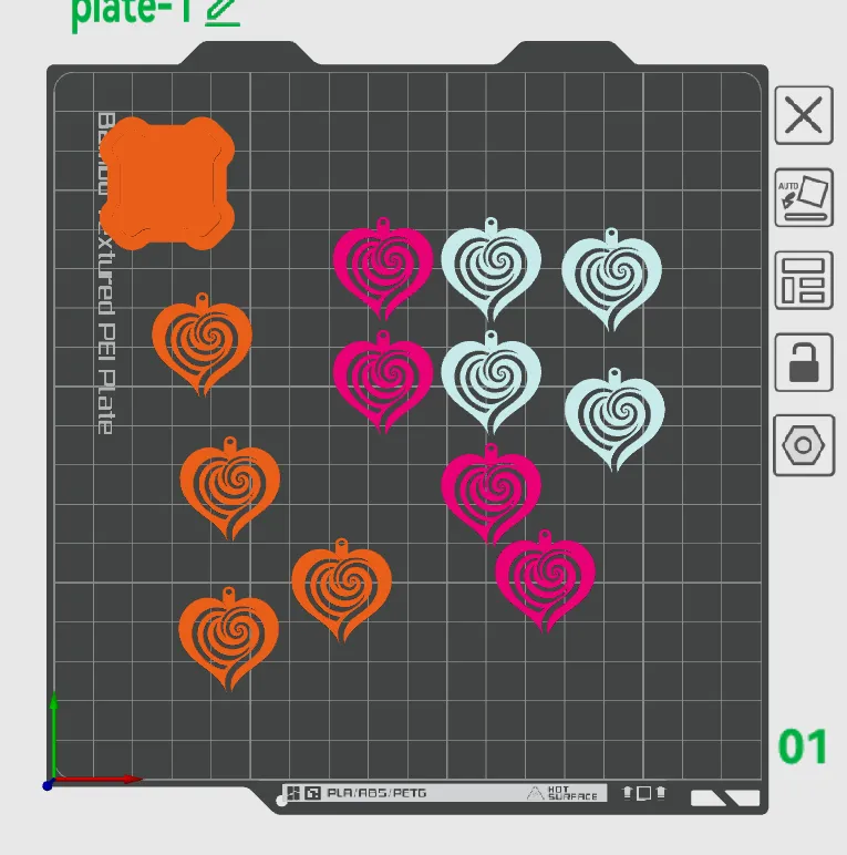 Heart Earrings view 2