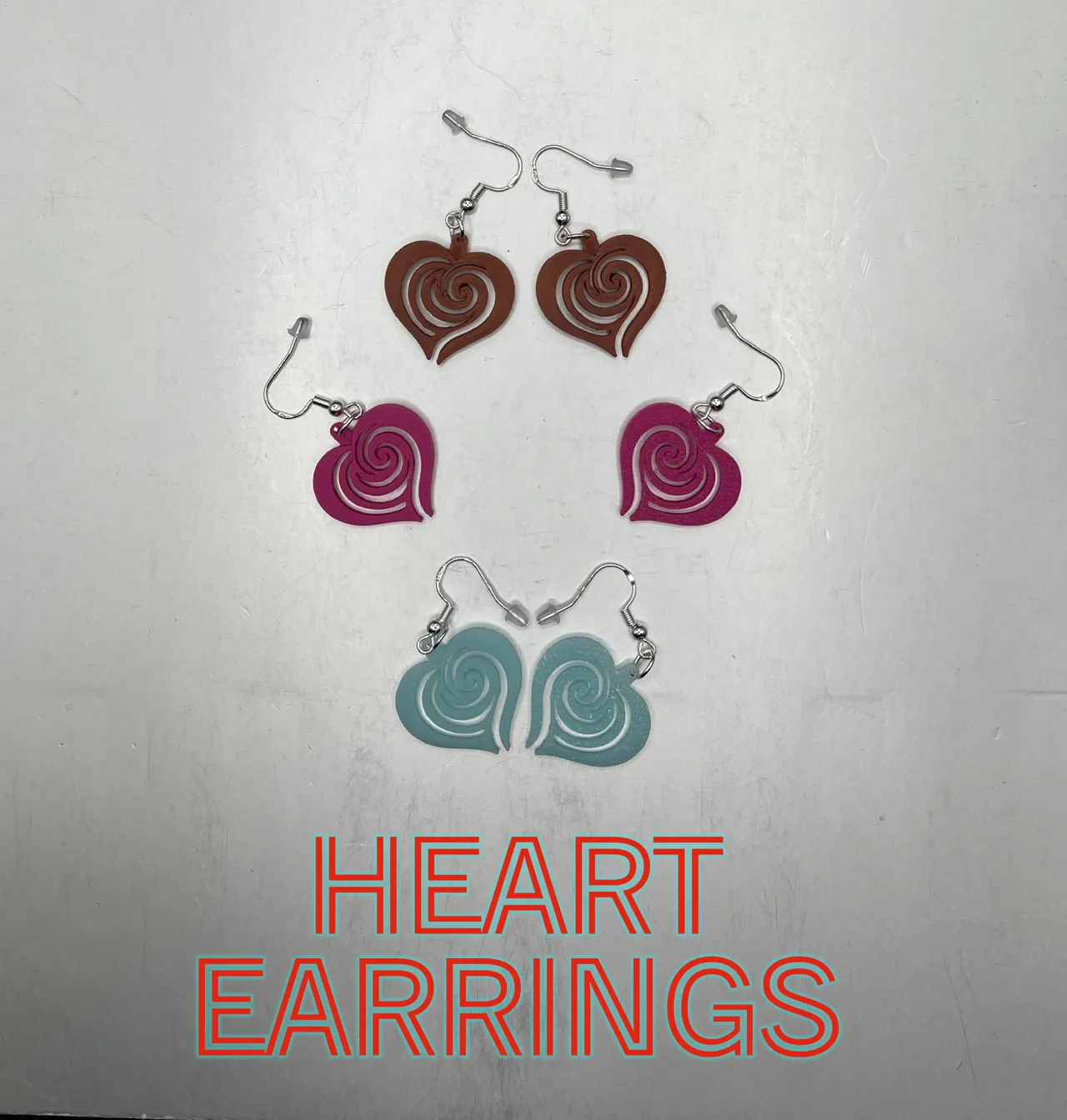 Heart Earrings view 3
