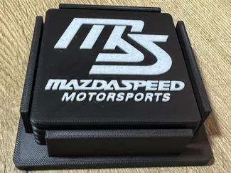 MazdaSpeed coaster with holder