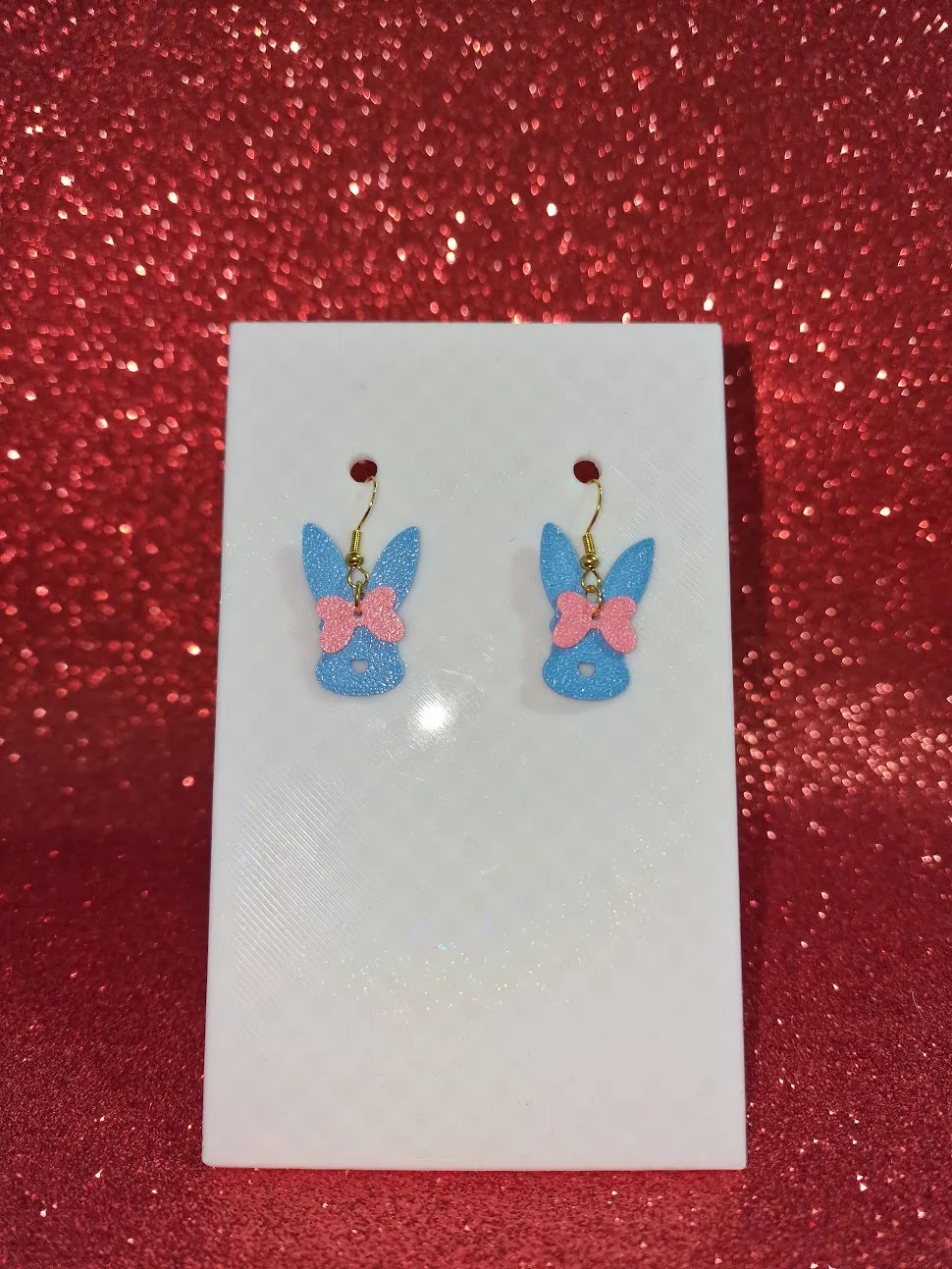 Sweet bunny earrings view 2
