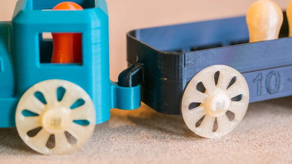 Math learning train locomotive 100% printable and robust by Meister ...