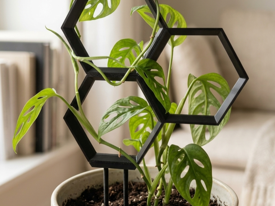 HexGrow – Modulares Hexagon-Rankgitter