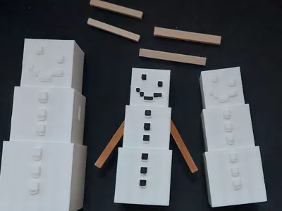 Minecraft Snowman