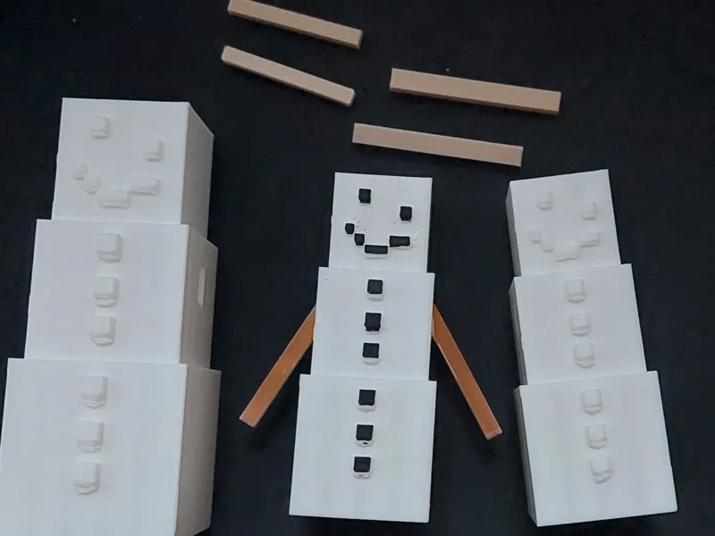 Minecraft Snowman