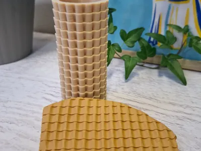 Roof Tile Texture Rolling Pin for Clay and Fondant