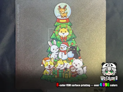 Christmas Tree  by 8 color FDM