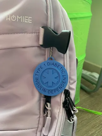 keychain diabetic type 1
