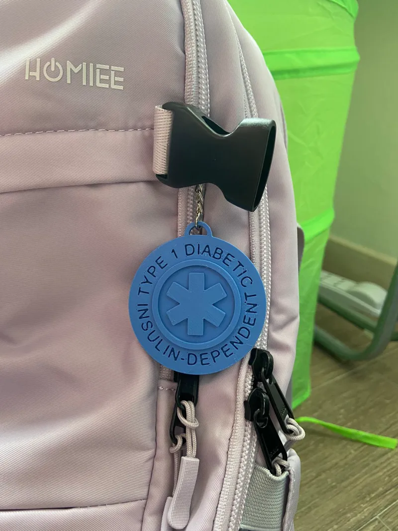 keychain diabetic type 1