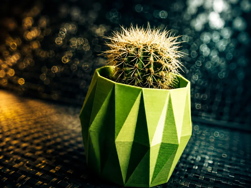 Low Poly Diamond Planter