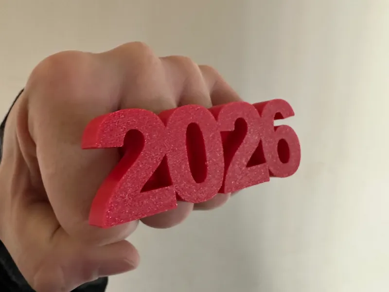2026 New Year Knuckle – Decorative Novelty Print