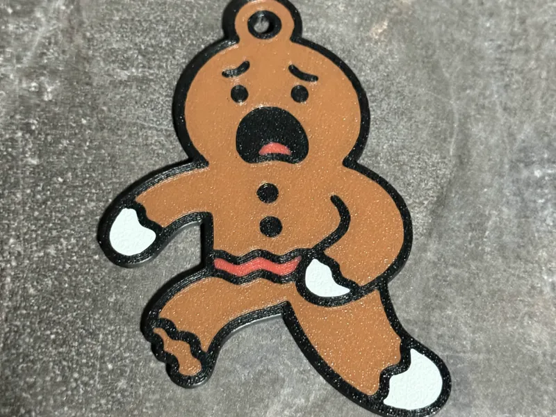 Lebkuchenmann Angebissen xD